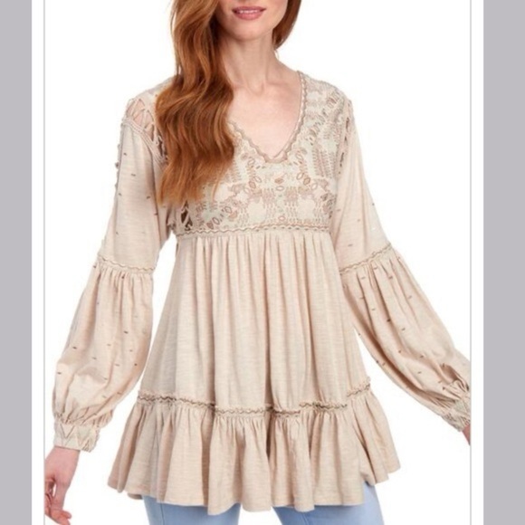 NWT Women’s FREE PEOPLE Much love tunic- Size XS - Picture 2 of 14